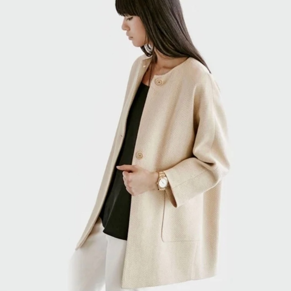 Massimo Dutti Linen Blend Jacket
